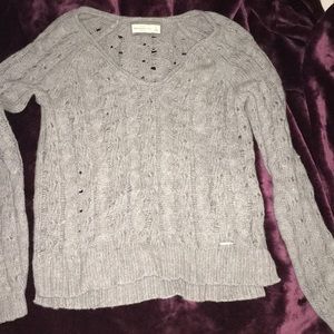 Abercrombie and Fitch gray sweater